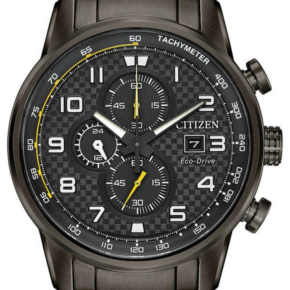 SALE! CITIZEN MENS GRAY BRACELET 45MM WATCH!